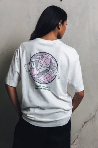 RELAX TEE 220/FLIGHT PLAN CHALK