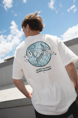 BLOCK TEE 220/FLIGHT PLAN CHALK