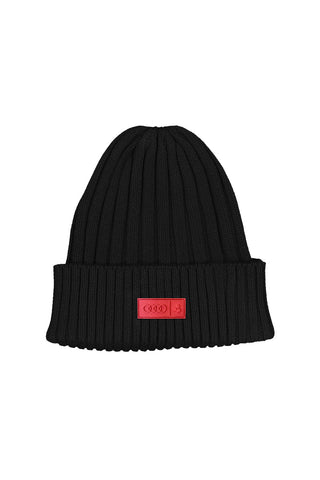 AUDI FISHERMAN BEANIE BLACK