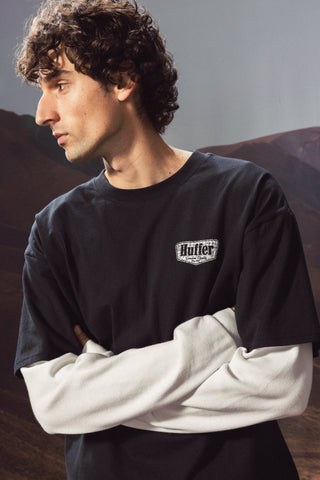 LAYERED BLOCK TEE/RIDGE BASALT