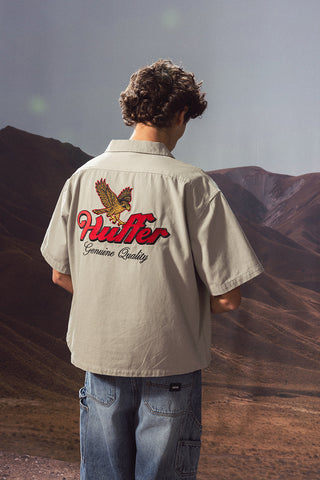 COSTA CROP SHIRT/FALCONZ STONE