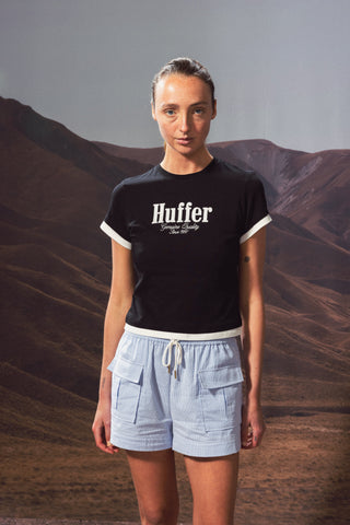 DBL MINI TEE 185/RIDGE BLACK