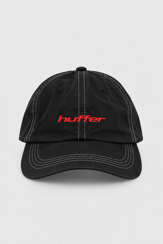 6 PANEL SNAPBACK/STITCHED UP BLACK