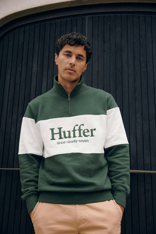 PANEL 1/4 ZIP JERSEY EMERALD