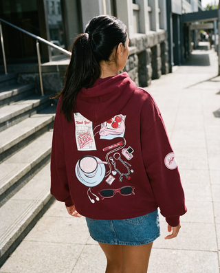 RELAX HOOD 350/SWEET TREAT BURGUNDY