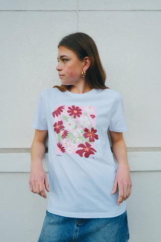 CLASSIC TEE 170/FLOWER MARKET WHITE
