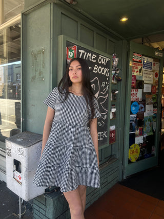 CATALINA MILLY DRESS NAVY/CHALK