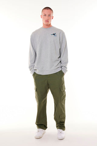MENS TRUE CREW/BREWED GREY MARLE