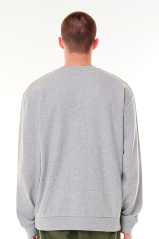 MENS TRUE CREW/BREWED GREY MARLE