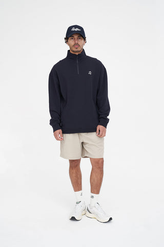 CLUB 1/4 ZIP FLEECE NAVY