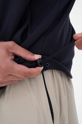CLUB 1/4 ZIP FLEECE NAVY
