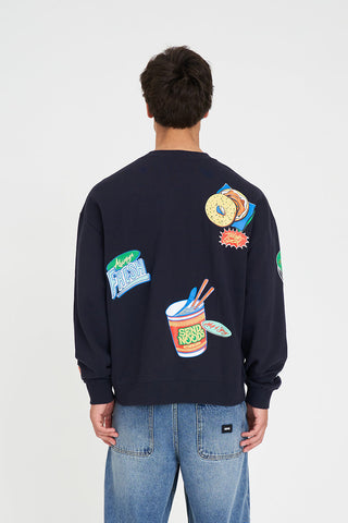 BLOCK CREW 350/HOT & SPICY NAVY