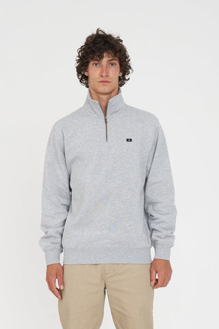 CLASSIC 1/4 ZIP JERSEY/3BALL GREY M