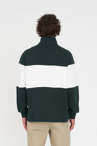 PANEL 1/4 ZIP JERSEY EMERALD