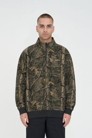 BLOCK 1/4 ZIP/WOODHILL WOODHILL CAMO