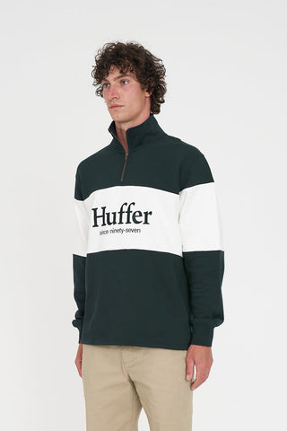 PANEL ¼ ZIP JERSEY EMERALD