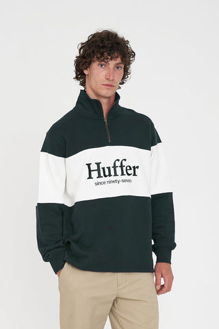 PANEL ¼ ZIP JERSEY EMERALD