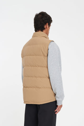 MENS CLASSIC DOWN VEST TAN