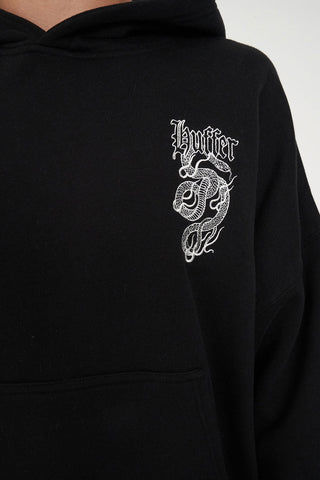 SUB CROP HOOD 350/VIPER BLACK