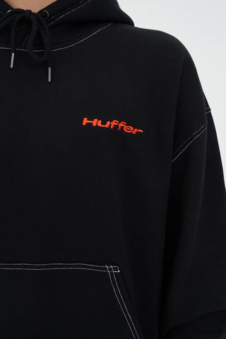 BLOCK HOOD 350/STITCHED BLACK