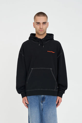 BLOCK HOOD 350/STITCHED BLACK