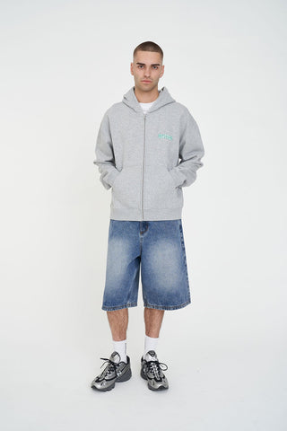 BLOCK ZIP HOOD 350/VARIANT GREY MRL