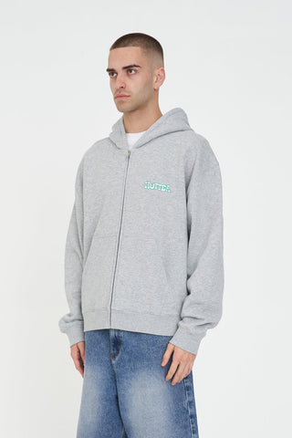 BLOCK ZIP HOOD 350/VARIANT GREY MRL
