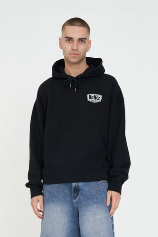 BLOCK HOOD 350/RIDGE WASHED BLACK