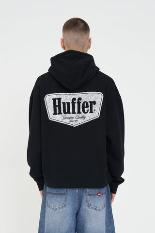 BLOCK HOOD 350/RIDGE WASHED BLACK