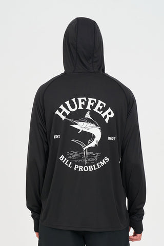 LURED HOOD/BILLED BLACK