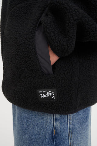 POLAR FLEECE PULLOVER BLACK