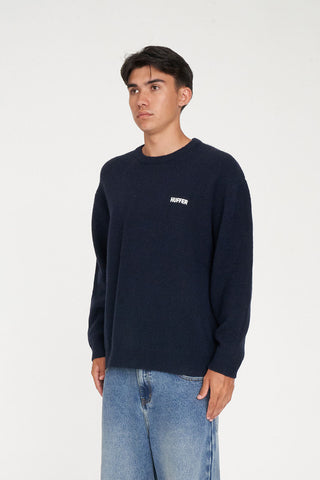 FLEET KNIT CREW NAVY