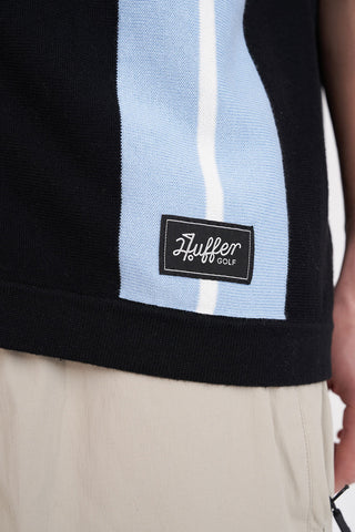 MENS BIRDIE KNIT SHIRT BLACK