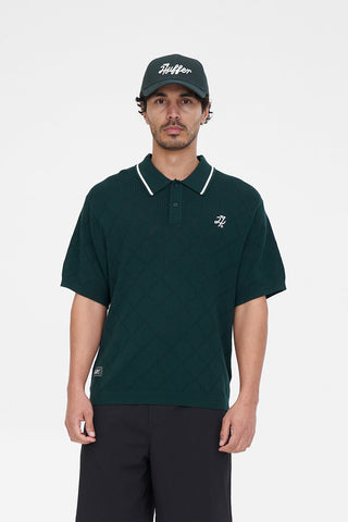 TRUE KNIT POLO GOLF GREEN