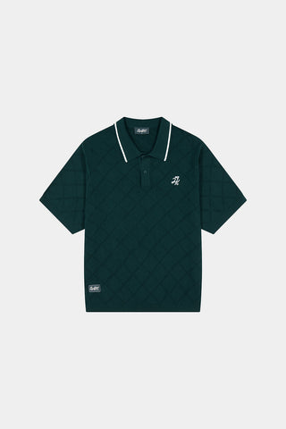 TRUE KNIT POLO GOLF GREEN