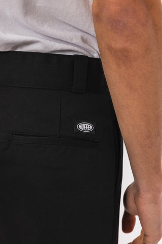 DOUBLE KNEE WIDE UNION PANT BLACK