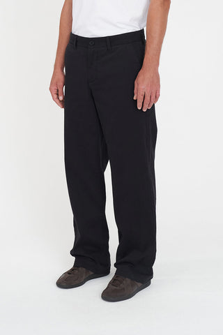 WIDE FIT CHINO PANT BLACK