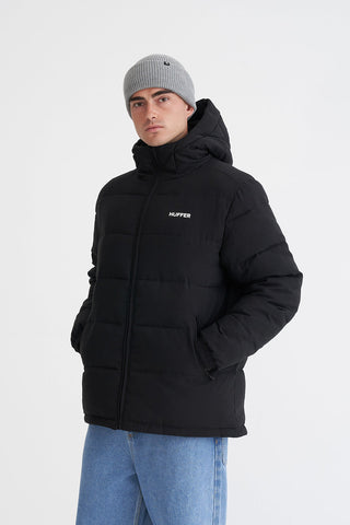 MENS HUFFER PUFFER JKT BLACK