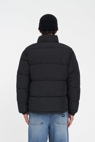 MENS HFR TRACK PUFFER JACKET BLACK