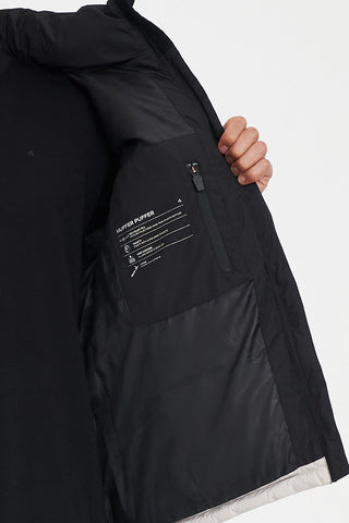 MENS DUO PUFFER JACKET MOONROCK/BLACK