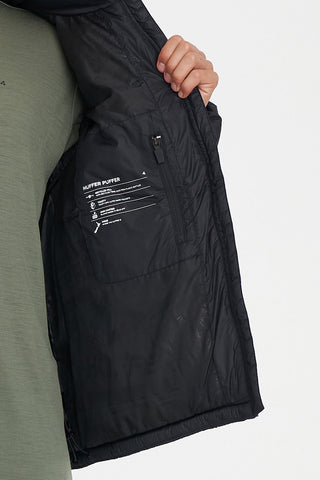 MENS RIDER PUFFER JACKET BLACK