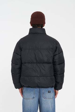 MENS RIDER PUFFER JACKET BLACK