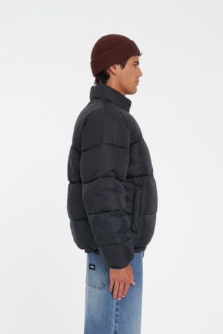 MENS RIDER PUFFER JACKET BLACK