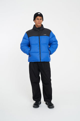 MENS RIDER PUFFER JKT COBALT/BLACK
