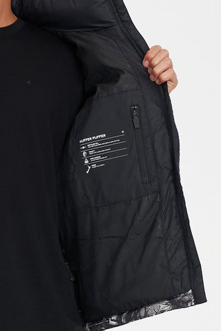 MENS RIDER PUFFER JACKET WOODHILL/BLK