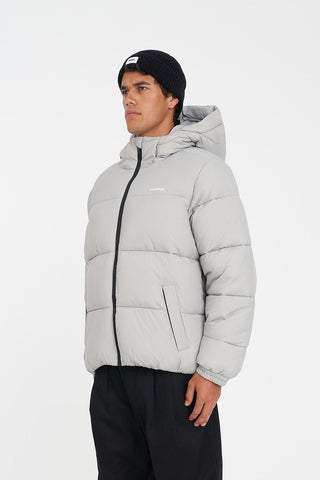 MENS STREET PUFFER JACKET CEMENT