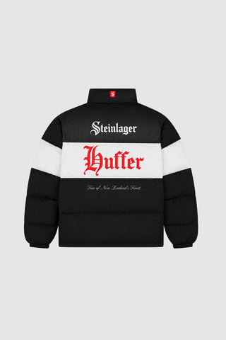 MENS RIDER PUFFER JKT BLACK/CHALK