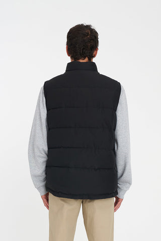 MENS HUFFER PUFFER VEST BLACK