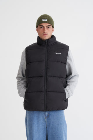 MENS OG PUFFER VEST BLACK