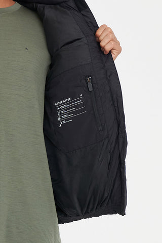 MENS STREET PUFFER VEST BLACK